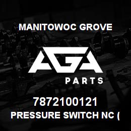 7872100121 Manitowoc Grove PRESSURE SWITCH NC (1950 PSI) | AGA Parts