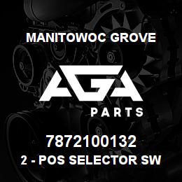 7872100132 Manitowoc Grove 2 - POS SELECTOR SW M-M KEY | AGA Parts