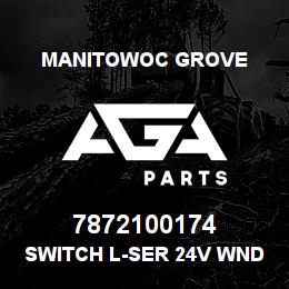 7872100174 Manitowoc Grove SWITCH L-SER 24V WNDSHLD WIPER | AGA Parts