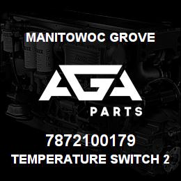 7872100179 Manitowoc Grove TEMPERATURE SWITCH 250- N.C. | AGA Parts