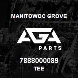 7888000089 Manitowoc Grove TEE | AGA Parts