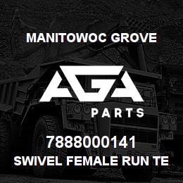 7888000141 Manitowoc Grove SWIVEL FEMALE RUN TEE | AGA Parts
