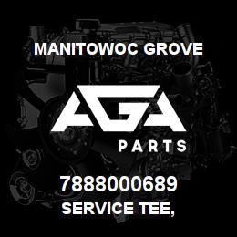 7888000689 Manitowoc Grove SERVICE TEE, | AGA Parts