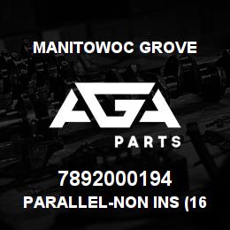 7892000194 Manitowoc Grove PARALLEL-NON INS (16-14 AWG) | AGA Parts