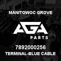 7892000256 Manitowoc Grove TERMINAL-BLUE CABLE SEAL | AGA Parts