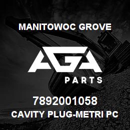 7892001058 Manitowoc Grove CAVITY PLUG-METRI PCK 150 SERI | AGA Parts