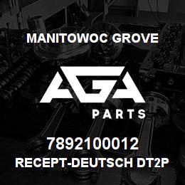 7892100012 Manitowoc Grove RECEPT-DEUTSCH DT2P W/4A DIODE | AGA Parts