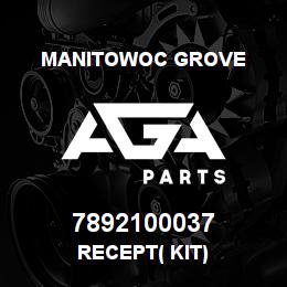 7892100037 Manitowoc Grove RECEPT( kit) | AGA Parts