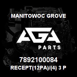 7892100084 Manitowoc Grove RECEPT(12PA)/(4) 3 PIN BUSSES | AGA Parts