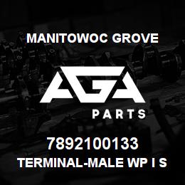 7892100133 Manitowoc Grove TERMINAL-MALE WP I SER .8-.5mm | AGA Parts