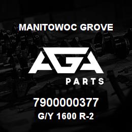 7900000377 Manitowoc Grove G/Y 1600 R-2 | AGA Parts