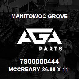 7900000444 Manitowoc Grove MCCREARY 36.00 X 11-15 - 16 PL | AGA Parts