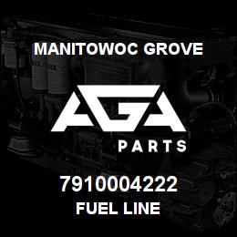 7910004222 Manitowoc Grove FUEL LINE | AGA Parts