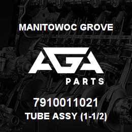 7910011021 Manitowoc Grove TUBE ASSY (1-1/2) | AGA Parts