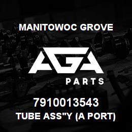 7910013543 Manitowoc Grove TUBE ASS'Y (A PORT) | AGA Parts