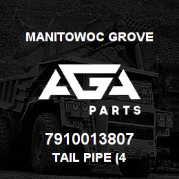 7910013807 Manitowoc Grove TAIL PIPE (4 | AGA Parts