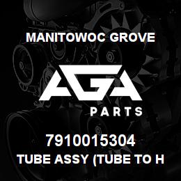 7910015304 Manitowoc Grove TUBE ASSY (TUBE TO HOSE MANIFO | AGA Parts