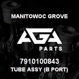7910100843 Manitowoc Grove TUBE ASSY (B PORT) | AGA Parts