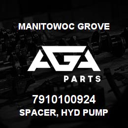7910100924 Manitowoc Grove SPACER, HYD PUMP | AGA Parts