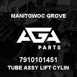 7910101451 Manitowoc Grove TUBE ASSY LIFT CYLINDER | AGA Parts