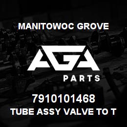 7910101468 Manitowoc Grove TUBE ASSY VALVE TO TUBE RSB | AGA Parts