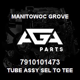 7910101473 Manitowoc Grove TUBE ASSY SEL TO TEE RET | AGA Parts