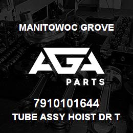 7910101644 Manitowoc Grove TUBE ASSY HOIST DR TO HOIST DR | AGA Parts