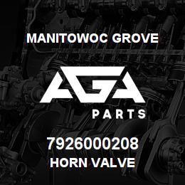 7926000208 Manitowoc Grove HORN VALVE | AGA Parts