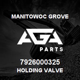 7926000325 Manitowoc Grove HOLDING VALVE | AGA Parts