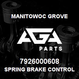 7926000608 Manitowoc Grove SPRING BRAKE CONTROL VAL | AGA Parts
