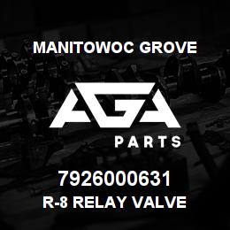 7926000631 Manitowoc Grove R-8 RELAY VALVE | AGA Parts