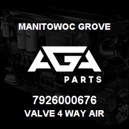 7926000676 Manitowoc Grove VALVE 4 WAY AIR | AGA Parts