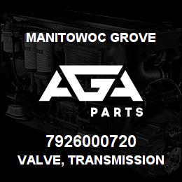 7926000720 Manitowoc Grove VALVE, TRANSMISSION SHIFT | AGA Parts