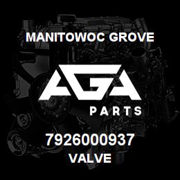 7926000937 Manitowoc Grove VALVE | AGA Parts