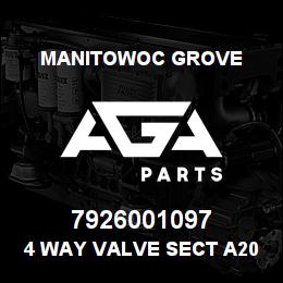 7926001097 Manitowoc Grove 4 WAY VALVE SECT A20 SERIES | AGA Parts