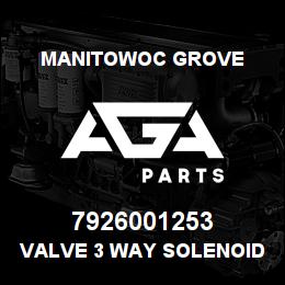 7926001253 Manitowoc Grove VALVE 3 WAY SOLENOID | AGA Parts