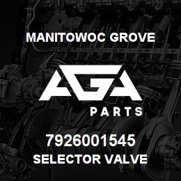 7926001545 Manitowoc Grove SELECTOR VALVE | AGA Parts