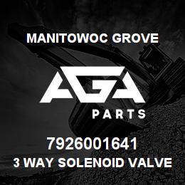 7926001641 Manitowoc Grove 3 WAY SOLENOID VALVE | AGA Parts