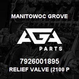 7926001895 Manitowoc Grove RELIEF VALVE (2100 PSI) | AGA Parts