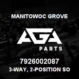 7926002087 Manitowoc Grove 3-WAY, 2-POSITION SOLENOID VAL | AGA Parts