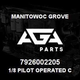 7926002205 Manitowoc Grove 1/8 PILOT OPERATED CHEC | AGA Parts