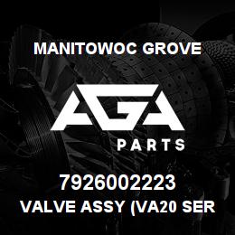 7926002223 Manitowoc Grove VALVE ASSY (VA20 SERIES) | AGA Parts