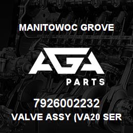 7926002232 Manitowoc Grove VALVE ASSY (VA20 SERIES) | AGA Parts