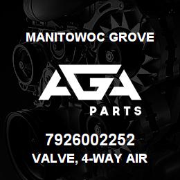 7926002252 Manitowoc Grove VALVE, 4-WAY AIR | AGA Parts