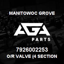 7926002253 Manitowoc Grove O/R VALVE (4 SECTION) | AGA Parts