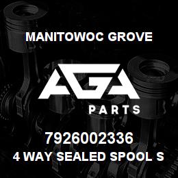 7926002336 Manitowoc Grove 4 WAY SEALED SPOOL SOL VALVE | AGA Parts