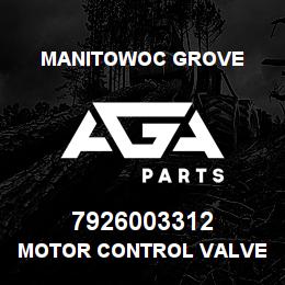 7926003312 Manitowoc Grove MOTOR CONTROL VALVE | AGA Parts
