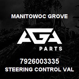 7926003335 Manitowoc Grove STEERING CONTROL VALVE | AGA Parts
