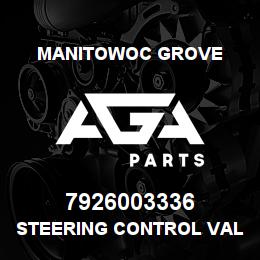 7926003336 Manitowoc Grove STEERING CONTROL VALVE | AGA Parts