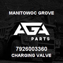 7926003360 Manitowoc Grove CHARGING VALVE | AGA Parts
